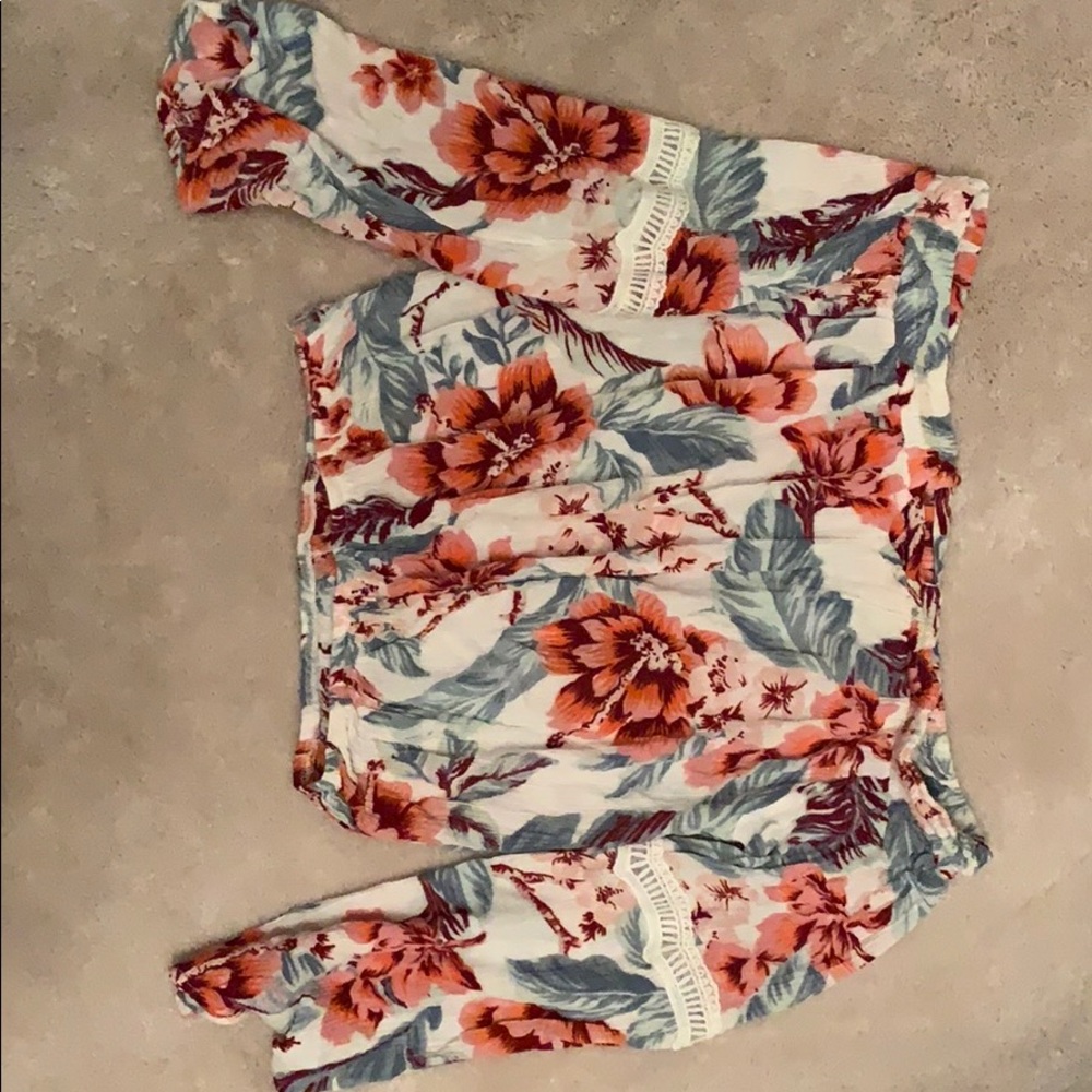Off the shoulder summer crop top